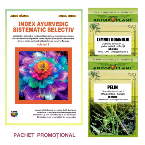 Index Ayurvedic Vol 3 + Lemnul domnului + Pelin
